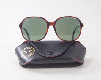 Vintage Ray Ban | | Model W0344 | Red tortoise oversized frame | Ray Ban USA | Bausch & Lomb