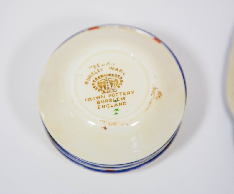 Bursley Ware Crown Pottery Decor Selah Porcelain Etsy