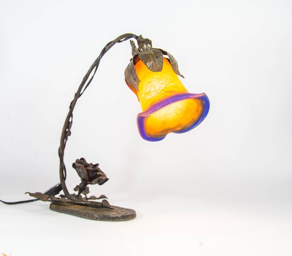 Een deel bijwoord Haringen Buy French ART NOUVEAU Table Lamp Pâte De Verre Lamp Shade Online in India  - Etsy