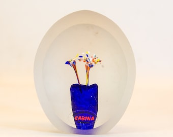Sabino Art Glass France Opalescent Fish - Etsy