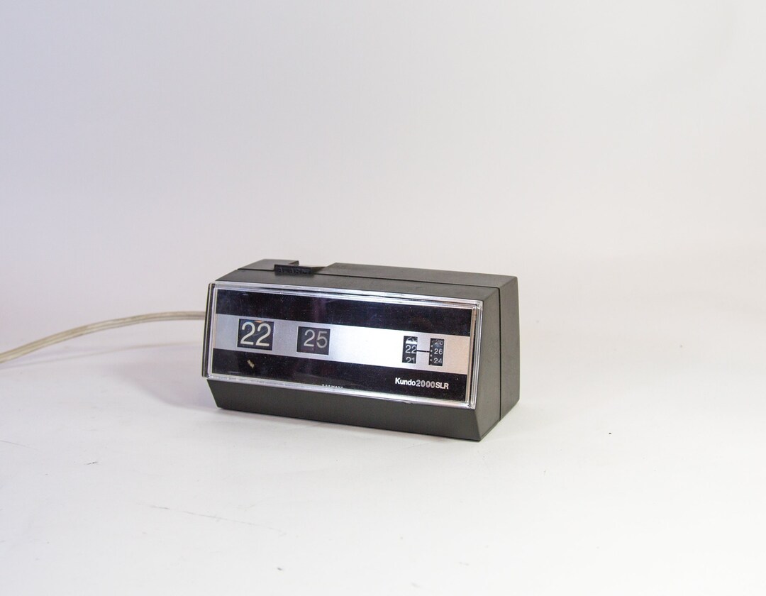Vintage Flip Clock Kundo 2000 SLR Made in Germany Fully Etsy