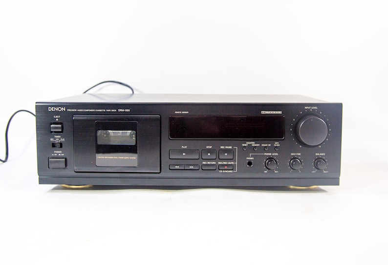 DENON Cassette Deck DRM 550 Serviced And Calibrated Usermanual denon-cassette-deck-drm-550-serviced-and-calibrated-usermanual