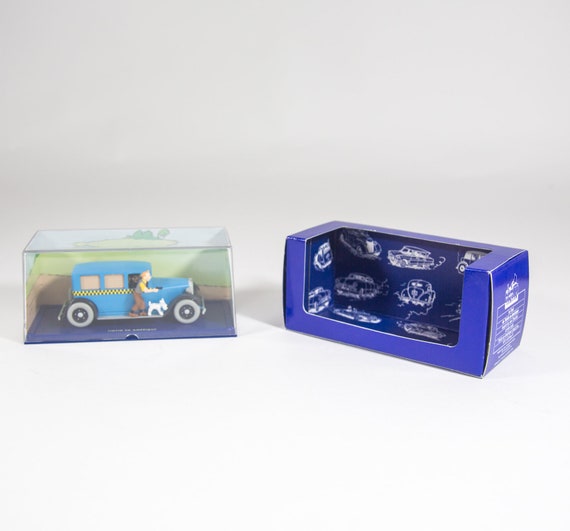 Tintin Car Model | 1/43 | Blue Taxi | Tintin in America | Original