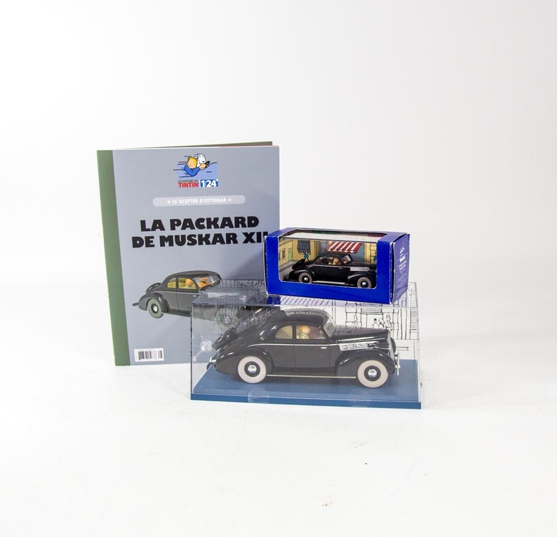Muskar XL Tintin Car Model | 1/24 | Packard Coupe | King Ottokar's Scepter ...
