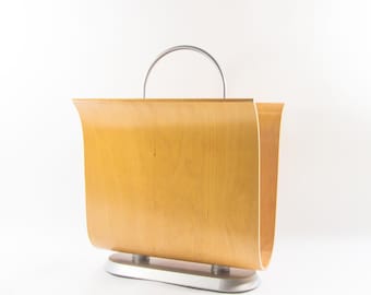 Ligne Roset | Tidskriftshållare | Böjd plywood | Vintage 80-tal
