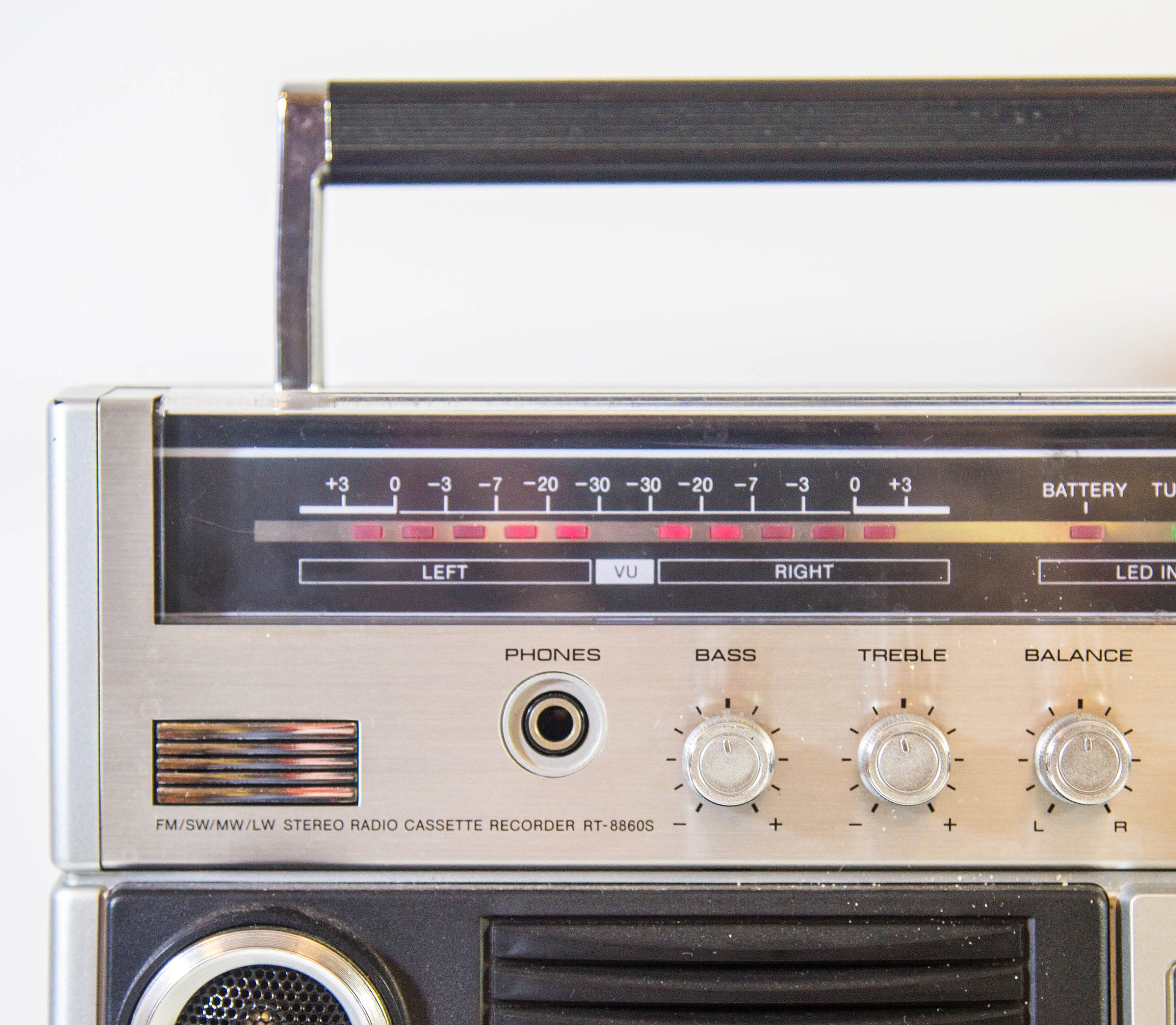 昭和レトロ❗️美品STEREO RADIO CASSETTE PLAYER Toshiba Boombox | Model RT-8890S | FULLY SERVICED | Cassette