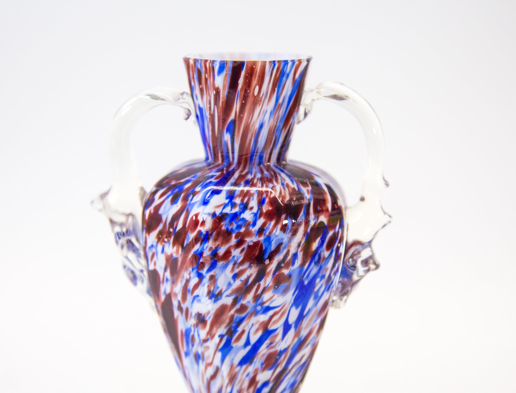 Art Deco Trophy Vase | Bohemian Glass | Spatter Glass | Franz Welz ...