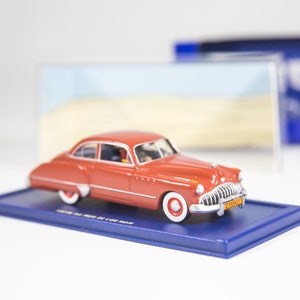 Modello di auto TinTin | 1/43 | Buick Roadmaster | Terra dell'oro nero | Scatola originale e certificato | Edizione Atlante immagine 1