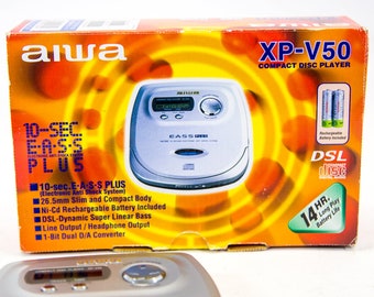 AIWA Portable CD Player | Model XP-V50 | Vintage 90's - Etsy Canada