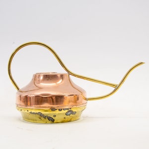 Watering can for plants | Copper and brass | vintage 50&#39;s