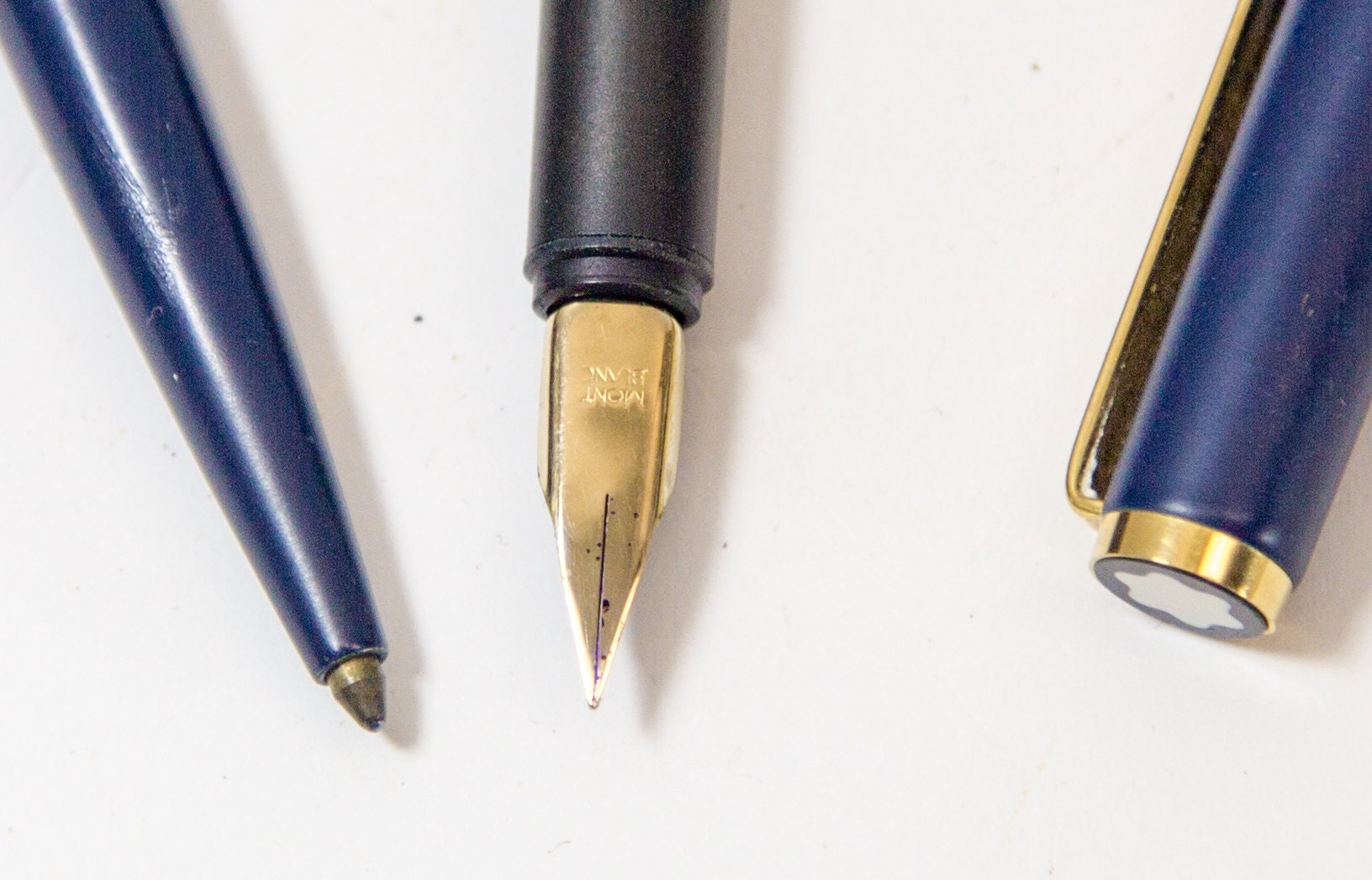 モンブラン スリムライン ノブレス万年筆＆ボールペン ❗️ケースセット‼️ モンブランセット |ノブレス |スリムライン |ボールペンと万年筆