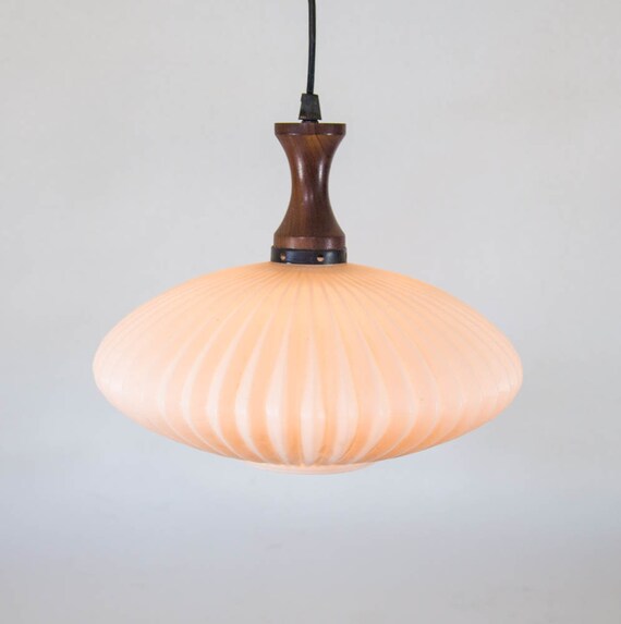 Ribbed Glass Pendant Lights