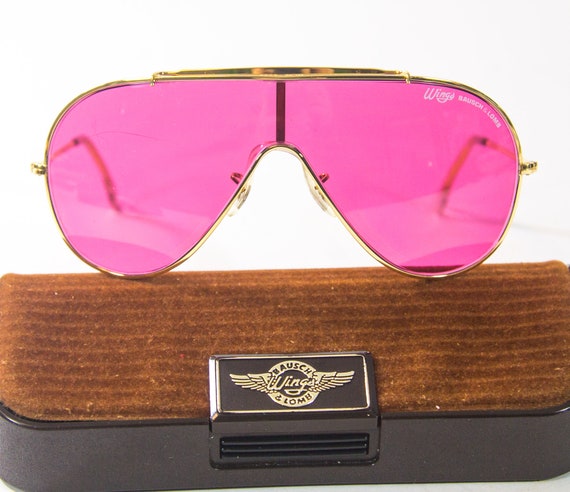 Ray Ban Wings | Pink Single Lense | Bausch & Lomb | MINT Ray Ban Wings | Pink Single Lense | Bausch & Lomb | MINT