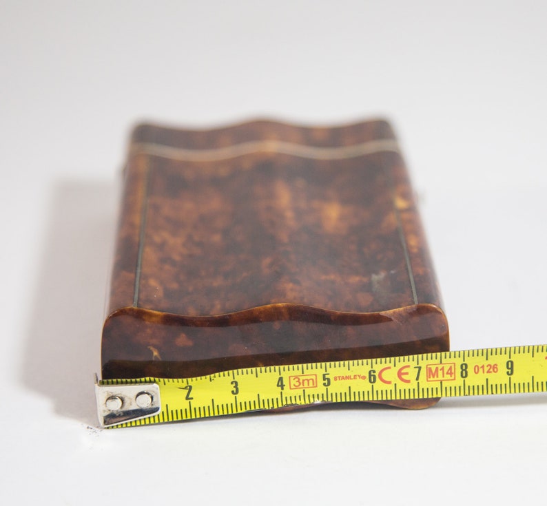 Antique cigar case tortoiseshell Early 19th century image 10