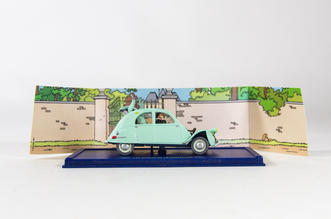 Tintin Car Model | 1/43 | Citroen 2CV | the Castafiore Emerald