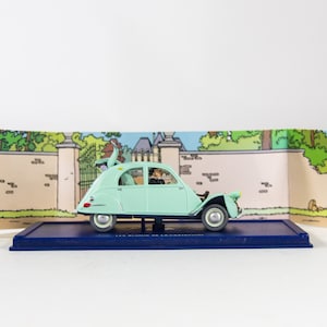 TinTin car model | 1/43 | Citroen 2CV | The Castafiore Emerald | Original box and certificate | Atlas Edition