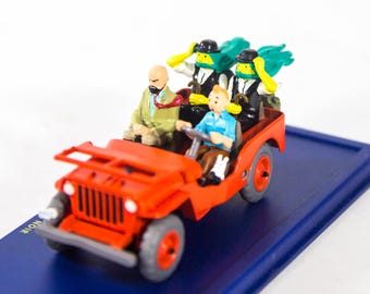 Tintin Car Model | 1/43 | Willys Jeep | Land of Black Gold