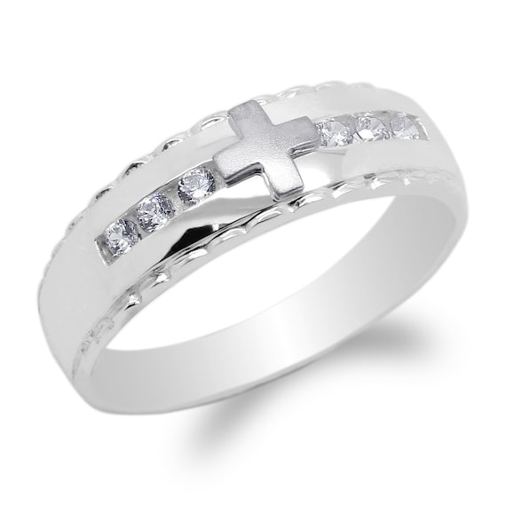 JamesJenny Mens 14K Yellow Gold Engagement Band Ring Size 7-12
