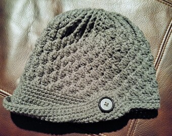 Women's peak newsboy cap