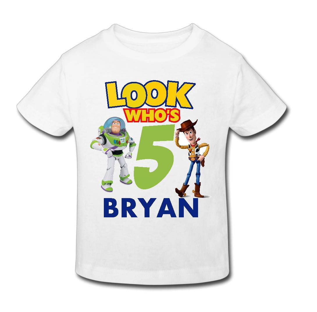toy story personalized birthday shirt