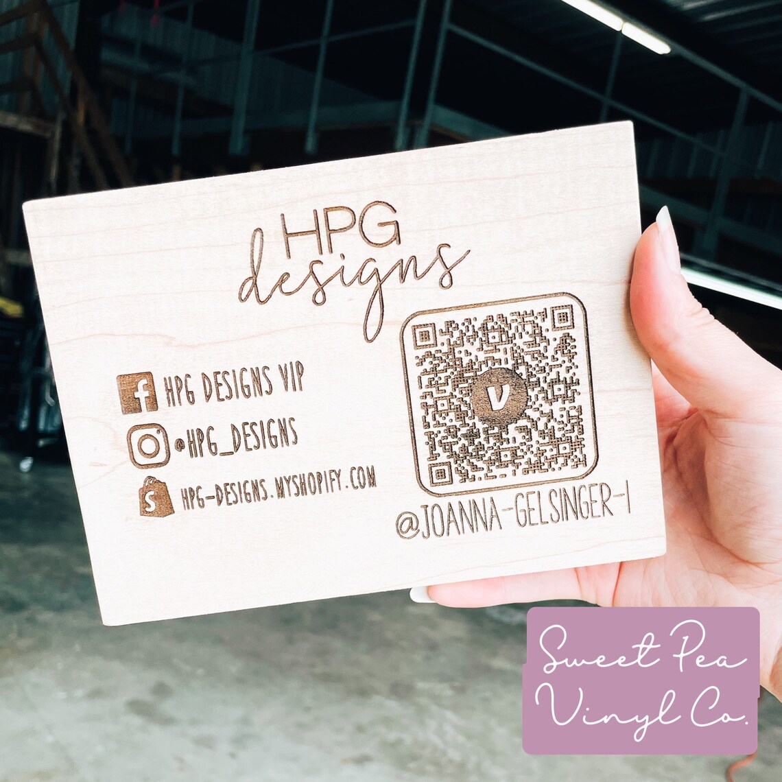 Custom Wooden QR code Plaque | Etsy