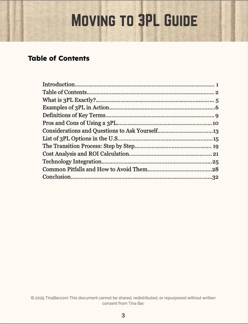 Ebook Guide to Transitioning to a 3PL: Scaling Your Ecommerce Business ...