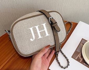 Cross Body Personalised Bag, Personalised Woman's Bag, Gifts for her, Monogram Bag, Personalised Gift, Holiday Bag