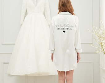 a line halter chiffon bridesmaid dress KissProm main image 1