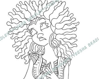 Instant Download Printable Single Jpg Format Adult Coloring