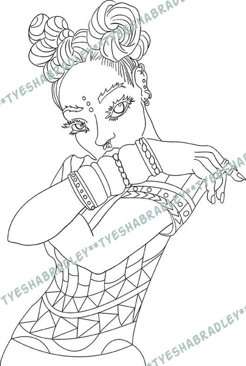 Instant Download Printable Single PDF Format Adult Color Pages - Hand ...