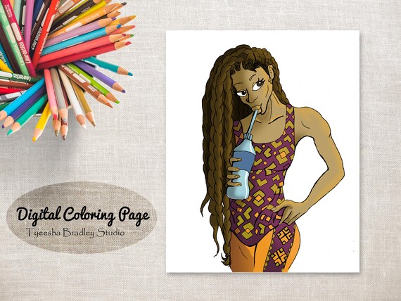 Instant Download Printable Single Pdf Format Adult Color Pages Etsy