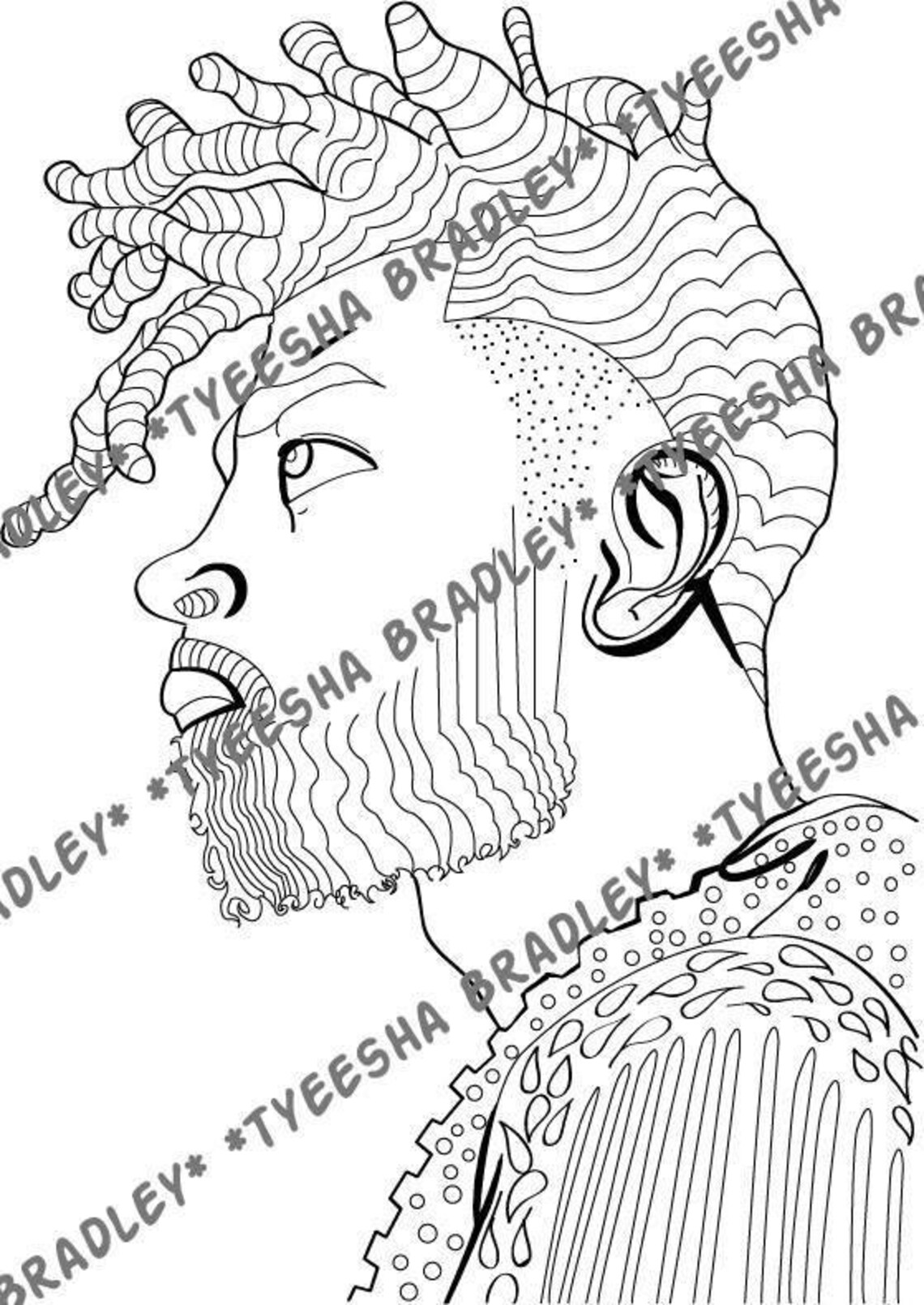 Instant Download Printable Single PDF Format Adult Coloring - Etsy