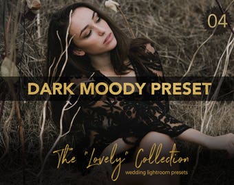 Dark Moody LXC Inspired Wedding Lightroom Preset - Lovely 04 - The Lovely Collection by Shae Estella Photo