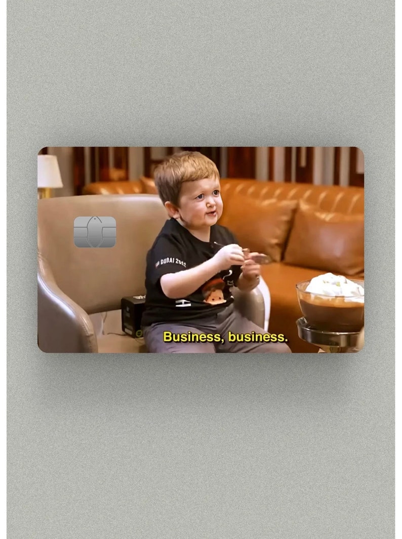 Hasbulla Business Credit Card Skin Wrap / Credit Card Sticker Etsy