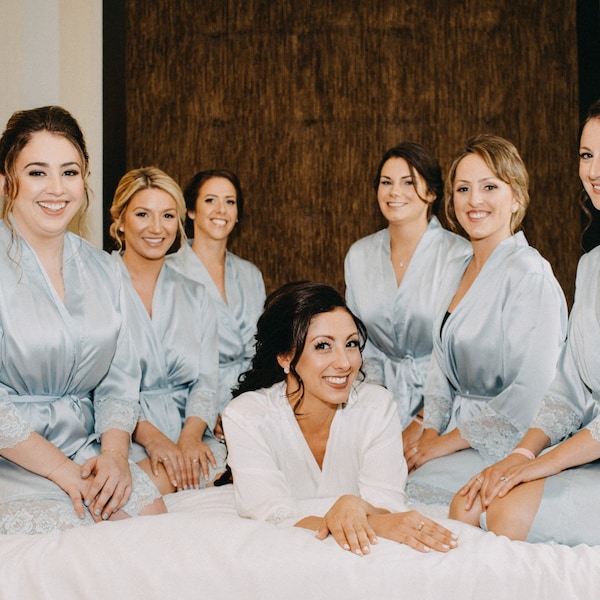 Bridesmaid Robes | Bridesmaid Gifts | Bridal Party Robes | Wedding Robes | Bride Robe | Bridesmaid Robe | Bridal Party Robe | Robes Set