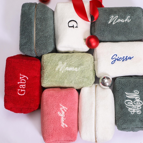 Gepersonaliseerde make-uptas, beste cadeaus voor haar, voorstel cadeau bruidsmeisje, aangepaste make-uptas, vrijgezellenfeestgunsten, hostingcadeau vakantie
