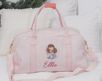 Personalisierte Duffel Bag Kinder Geschenke Monogramm Weekender Taschen Baby Tasche Krankenhaus Tasche personalisierte Geschenk