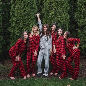 Bridesmaid pajamas, Bridesmaid PJ, Bridesmaid pajama set, Bridesmaid pajama short set, Bridesmaid Pajama pant set, Bridesmaid PJ set, sets image 1