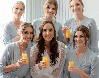 Soft Bridesmaid Robes set of 6, Bridesmiad Robes Set of 7, Bridesmaid Robes Set of 8, Bridesmaid Robes Set of 9, Bridesmaid Robes Set of 10