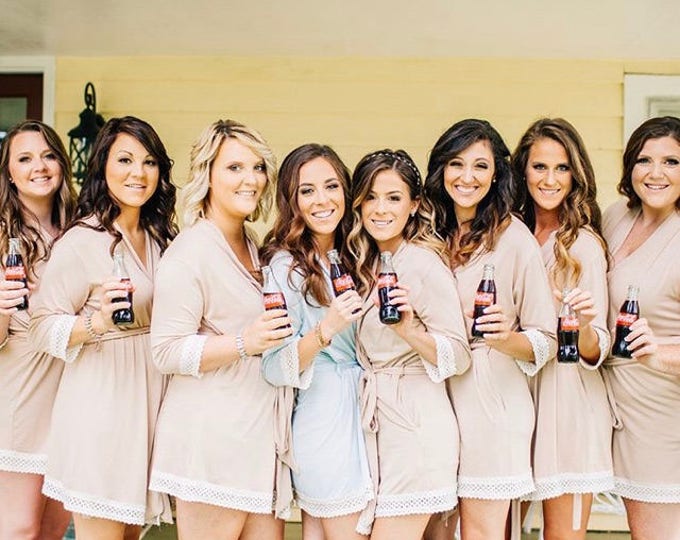 Softest bridesmaids robes gifts bridesmaid proposal, bridesmaids robes, cotton bridesmaids robes, kimono bridesmaids robes, personalized