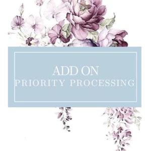 Priority Processing Fee