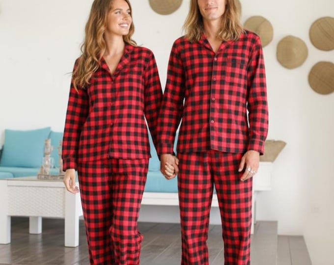 Couples and Family Christmas Pajamas Personalized Holiday PJs PJ Pants | Monogrammed Holiday Pajama | Matching Christmas PJs | Pajama Pants