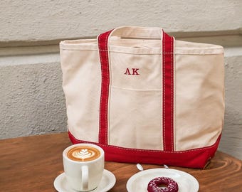 Customized Name Tote Bags Embroidered Tote Bag Bridesmaid Gift Beach Bag Monogram Bag Canvas Tote Bag Bridesmaid Bag