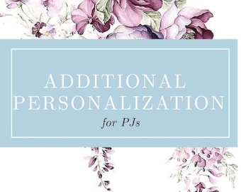 Personalization Options
