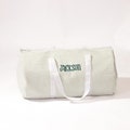 Personalized Baby Duffle Bag, Monogrammed Baby Gifts , Monogram Seersucker Duffel, Personalized seersucker duffel bag, Seersucker travel bag