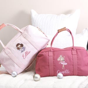 Tanztasche Kindergeschenke Monogrammed Weekender Bags Babytasche Krankenhaustasche personalisiertes Geschenk Kinder personalisierte Tasche