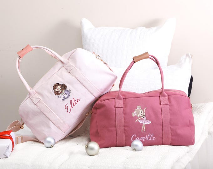 Dance Bag Children Gifts Monogrammed Weekender Bags Baby Bag Hospital Bag Personalized Gift Children Personalised Bag