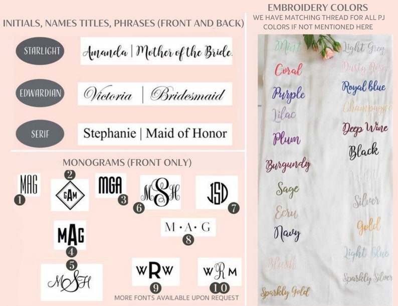 Bridesmaid Robes Set of 4, 5, 6, 7, 8, 9, 10, 11, Bridesmaid Gift, Lace Bridal Robe, Bridal Robes, Bridesmaid Proposal, Personalized Robe image 3