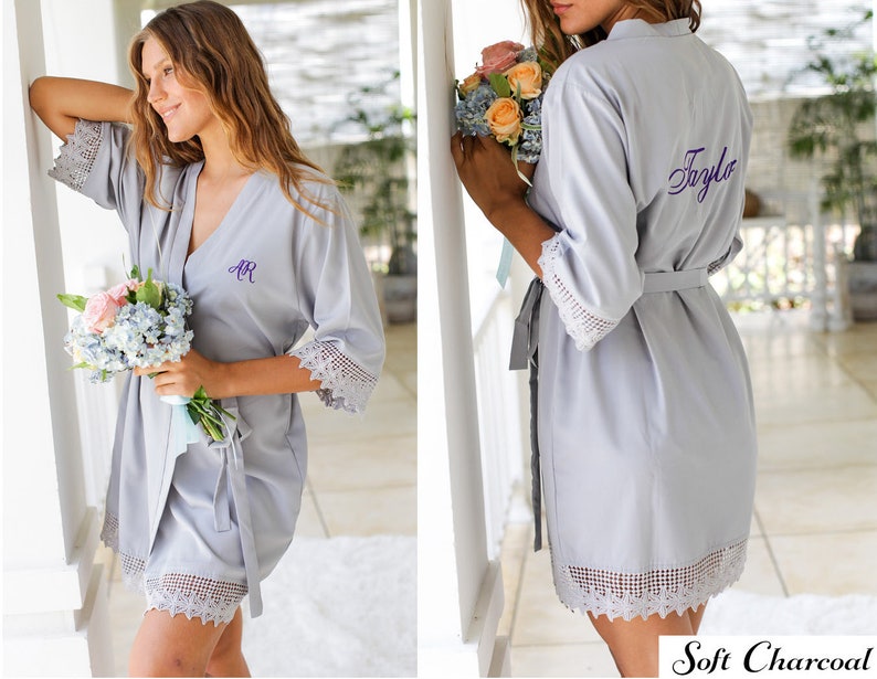 Bridesmaid Robes Set of 8 Bridesmaid Robes Set of 9 Etsy