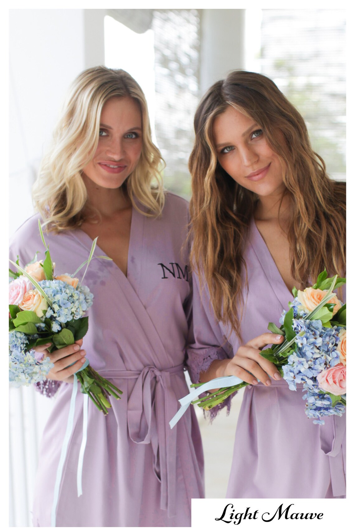 Set of 7 Bridesmaid Robes Bridesmaid Lace Robes Lace Bridal Etsy